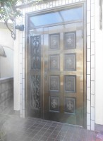 リフォの玄関ドアリフォーム　大阪府堺市　玄関取替え（リシェントⅡ）工事