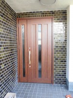 リフォのドアリフォーム　大阪府八尾市　玄関ドア取替え（リシェント）工事