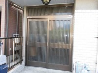 リフォの玄関リフォーム 大阪府羽曳野市 玄関引き戸取替え(リシェント)工事